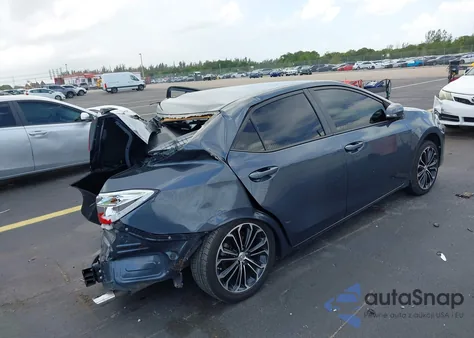 2015 Toyota Corolla S Plus из США, поврежденный, VIN 2T1BURHE7FC462068